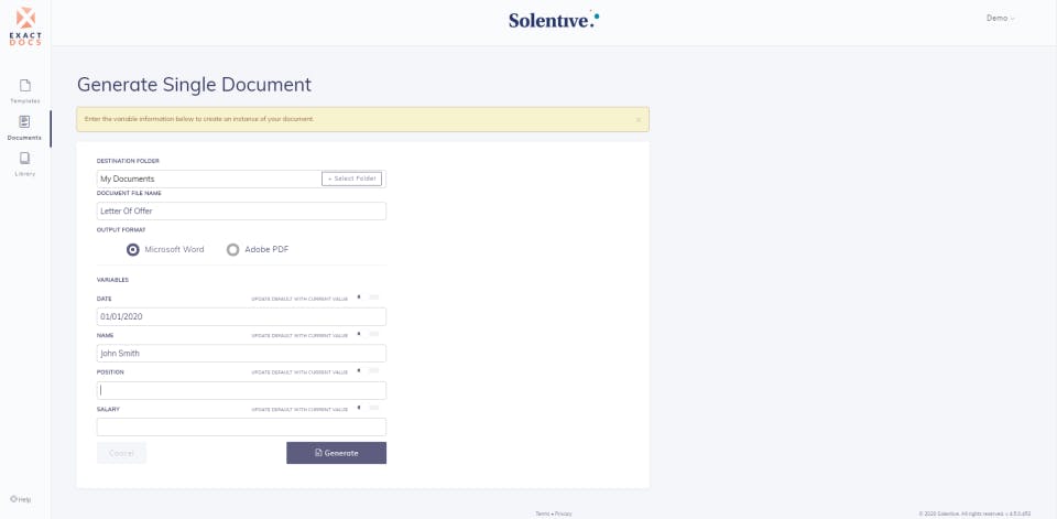 ExactDocs Screenshot 3