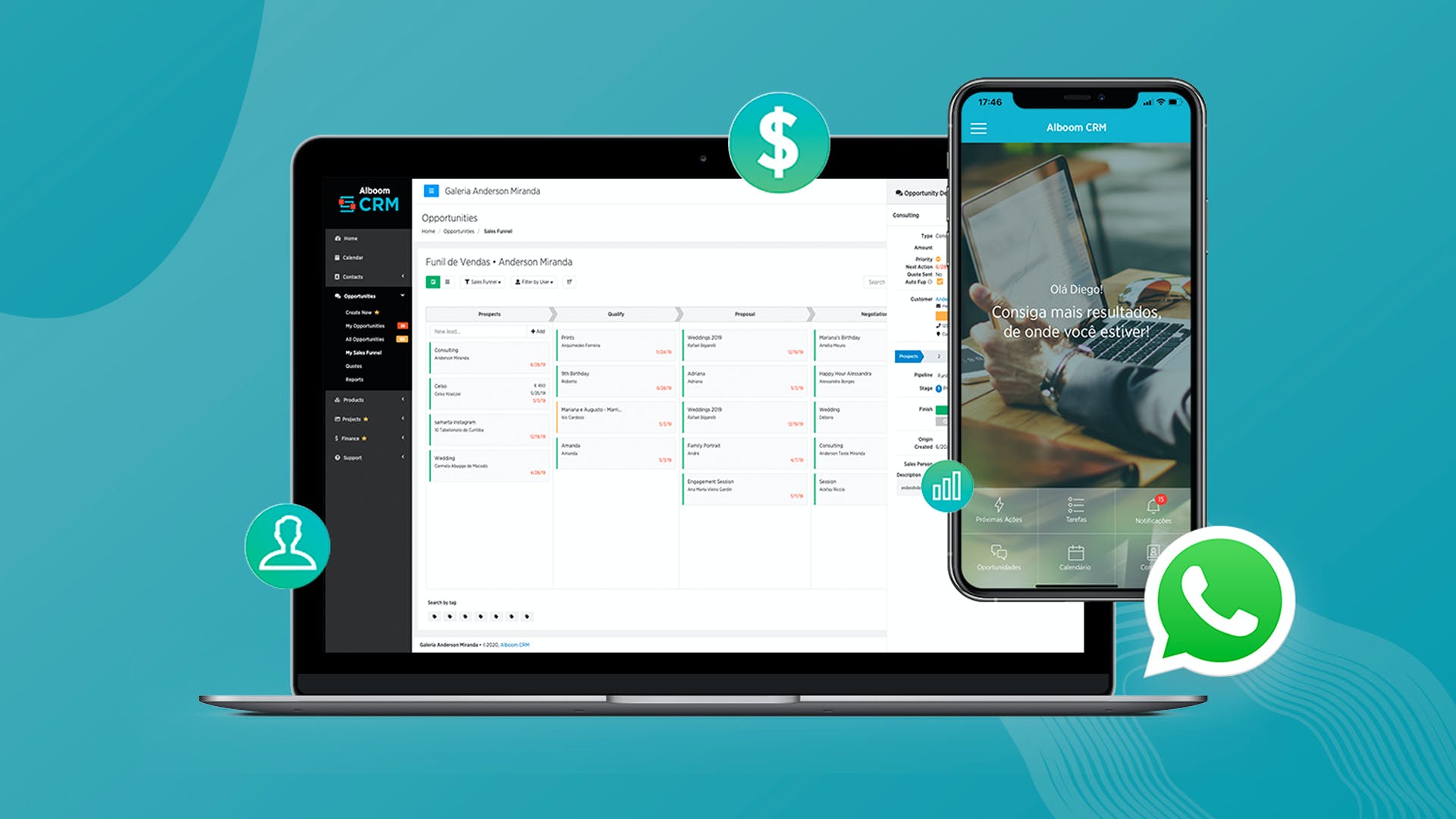 Alboom CRM Screenshot 1