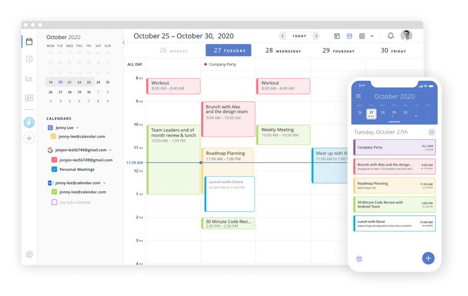Calendar Screenshot 1