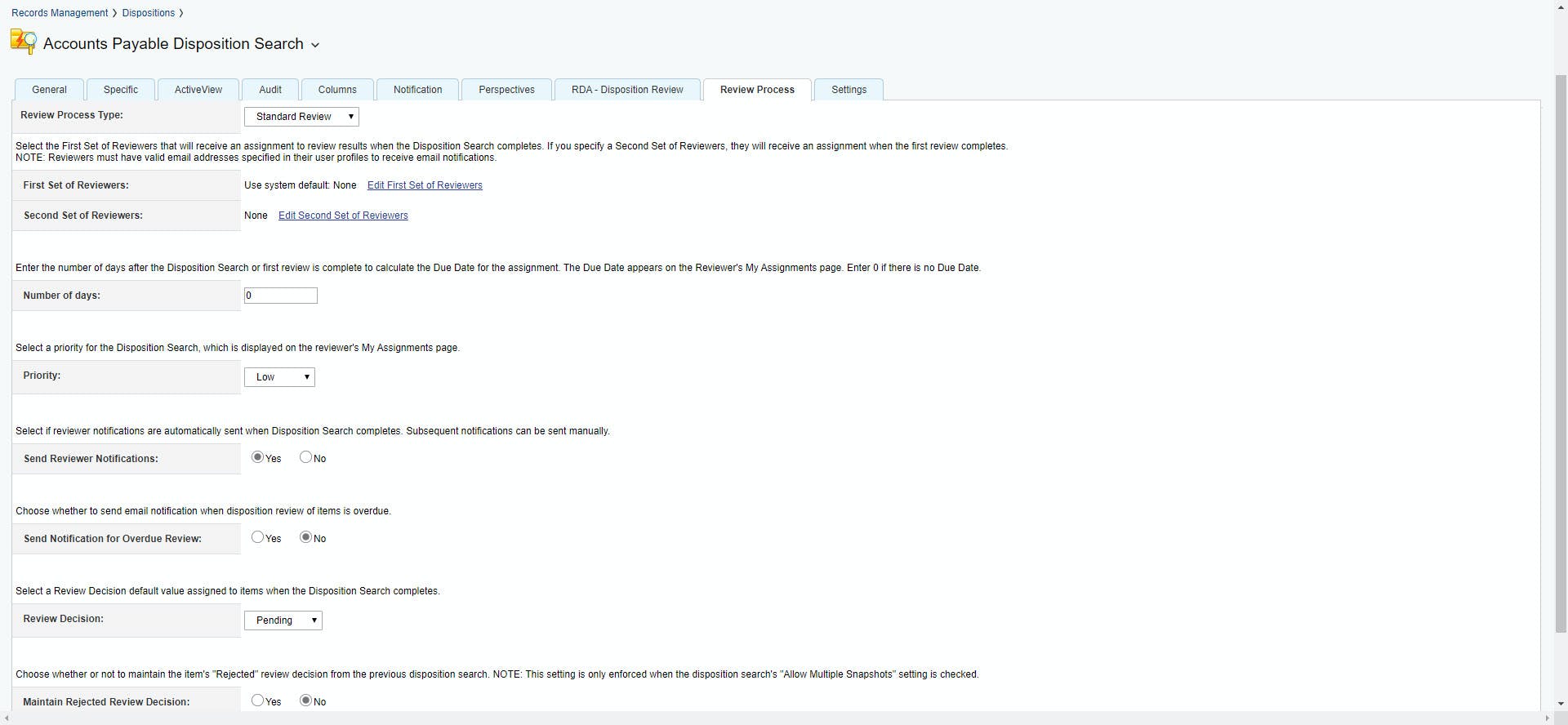 Records Disposition Approval Module For Content Suite Screenshot 2