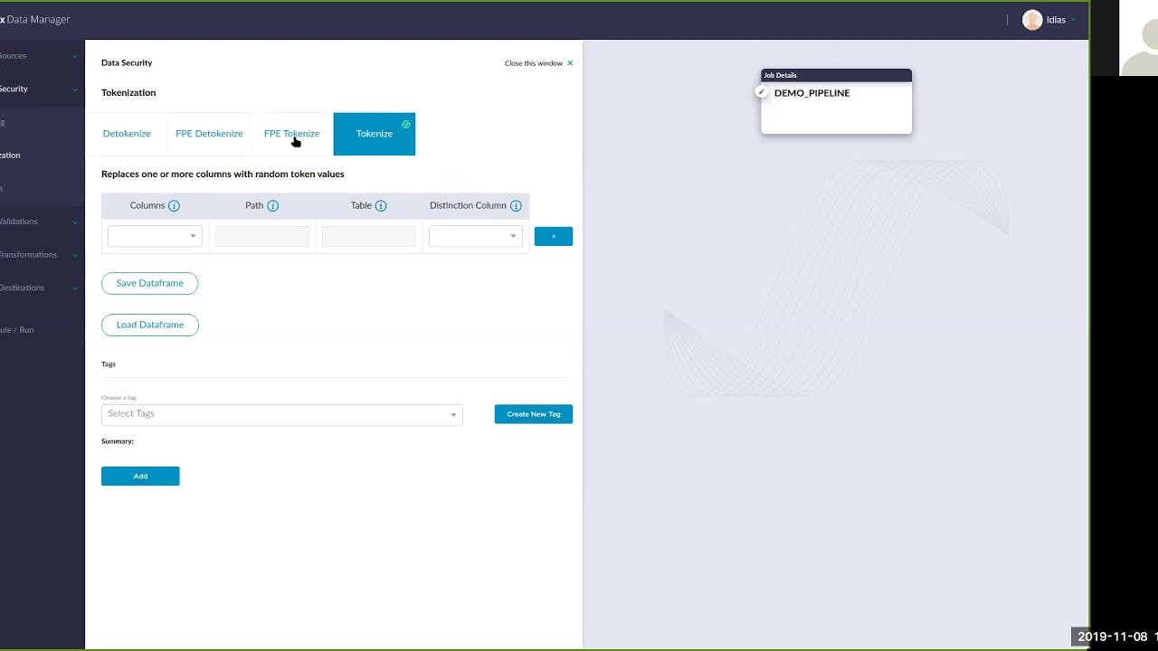 Bluemetrix Data Manager Control Screenshot 2