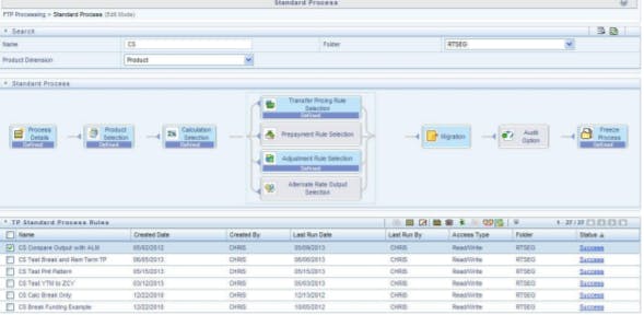Oracle Financial Services Analytics Screenshot 2