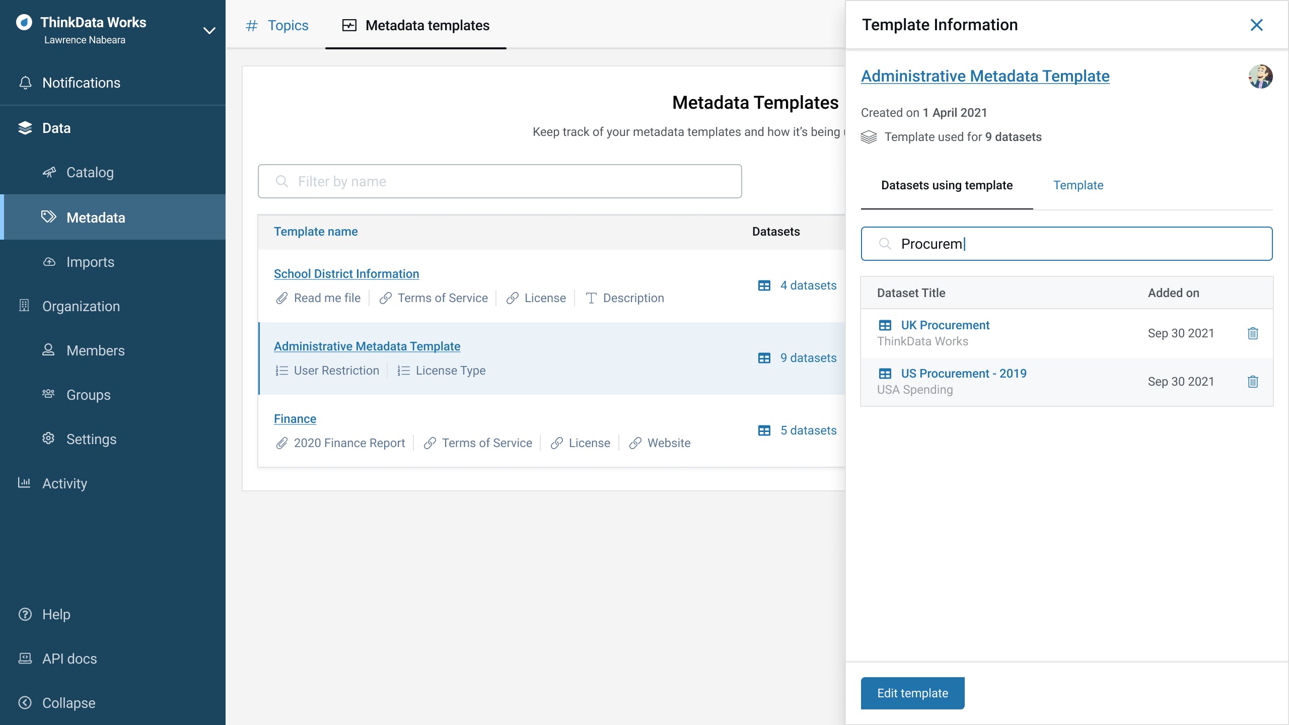 ThinkData Platform Screenshot 3