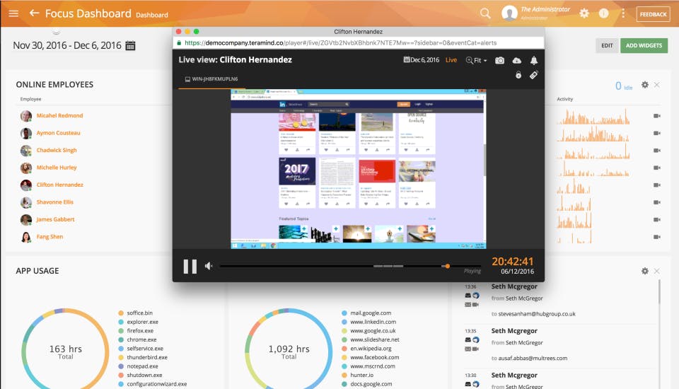 Teramind Screenshot 3