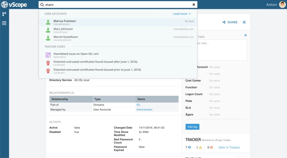 vScope Screenshot 4