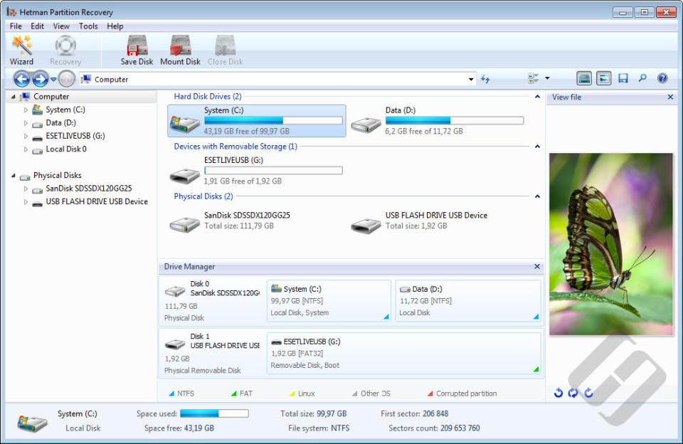 Hetman Partition Recovery Screenshot 1