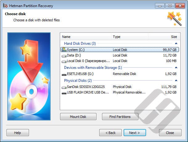 Hetman Partition Recovery Screenshot 3
