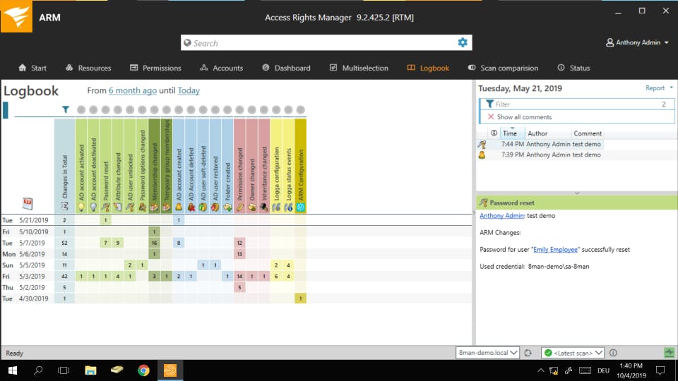 Access Rights Manager Screenshot 1