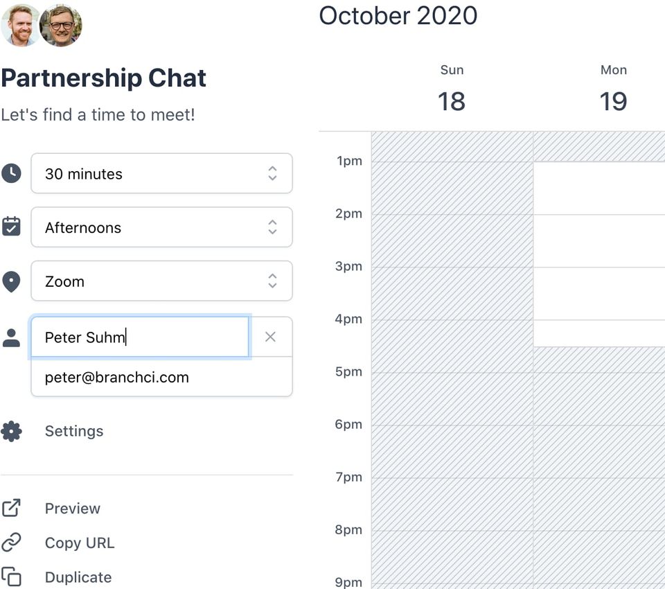 SavvyCal Screenshot 1
