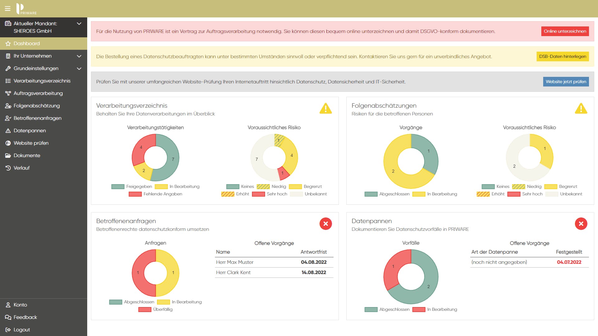 PRIWARE Screenshot 1