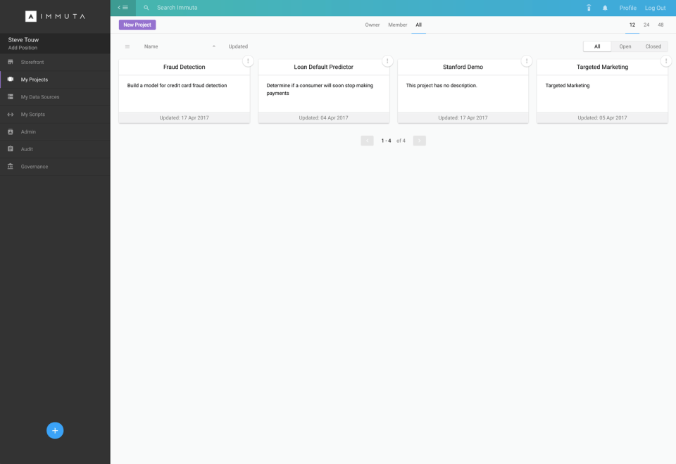 Immuta Screenshot 2