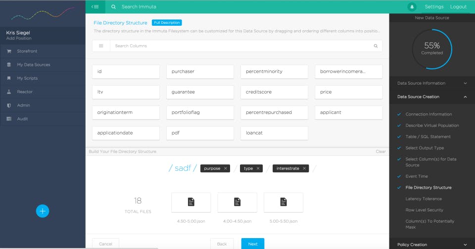 Immuta Screenshot 3