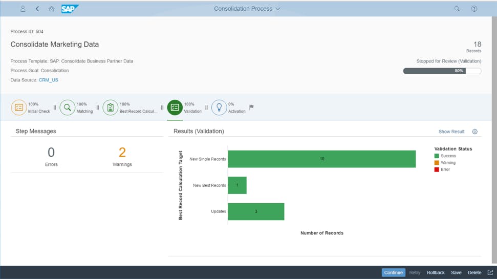 SAP Master Data Governance Screenshot 1