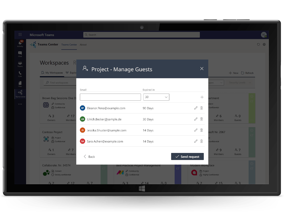 Teams Center Screenshot 4