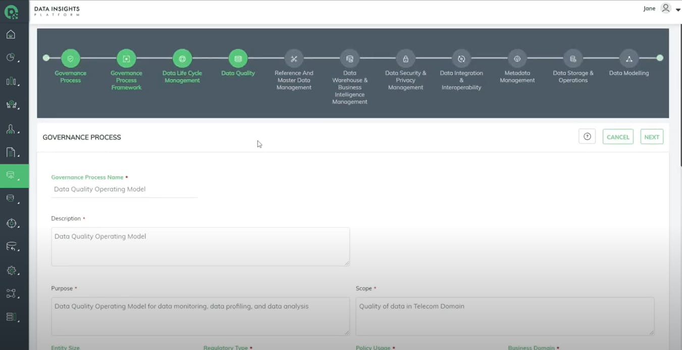 Data Insights Platform Screenshot 2