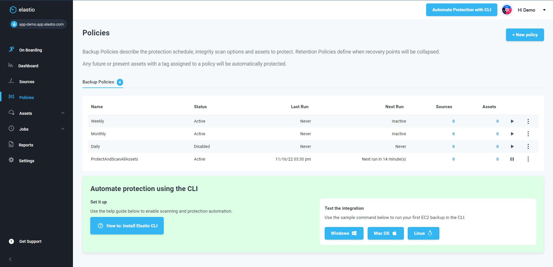 Elastio Cyber Recovery Screenshot 2