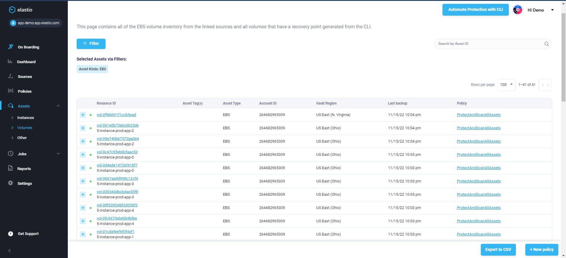 Elastio Cyber Recovery Screenshot 4