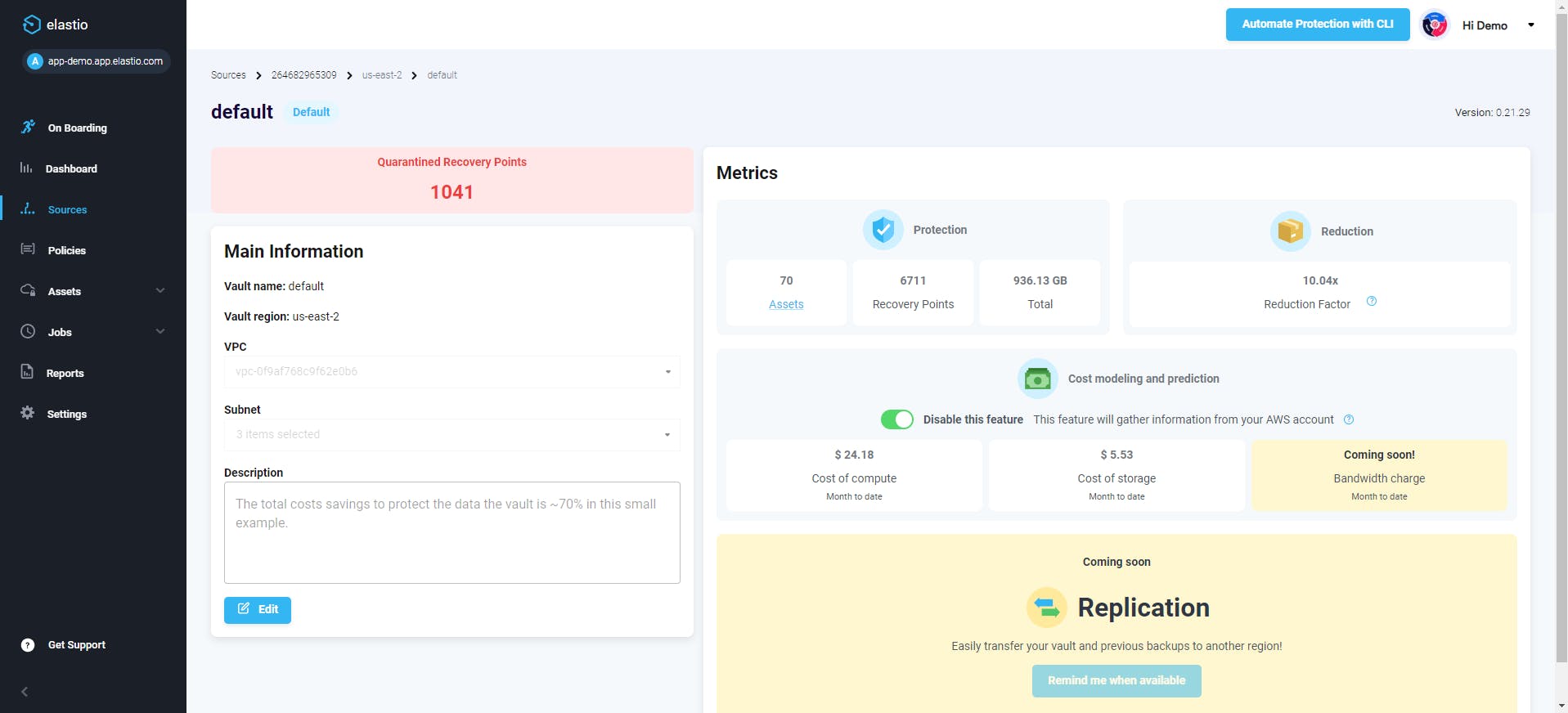 Elastio Cyber Recovery Screenshot 5