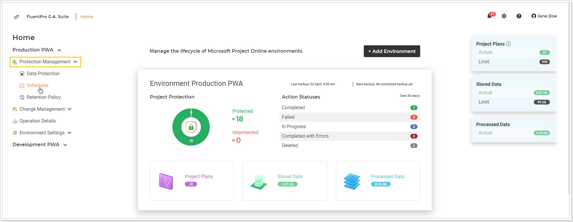 FluentPro G. A. Suite Screenshot 1