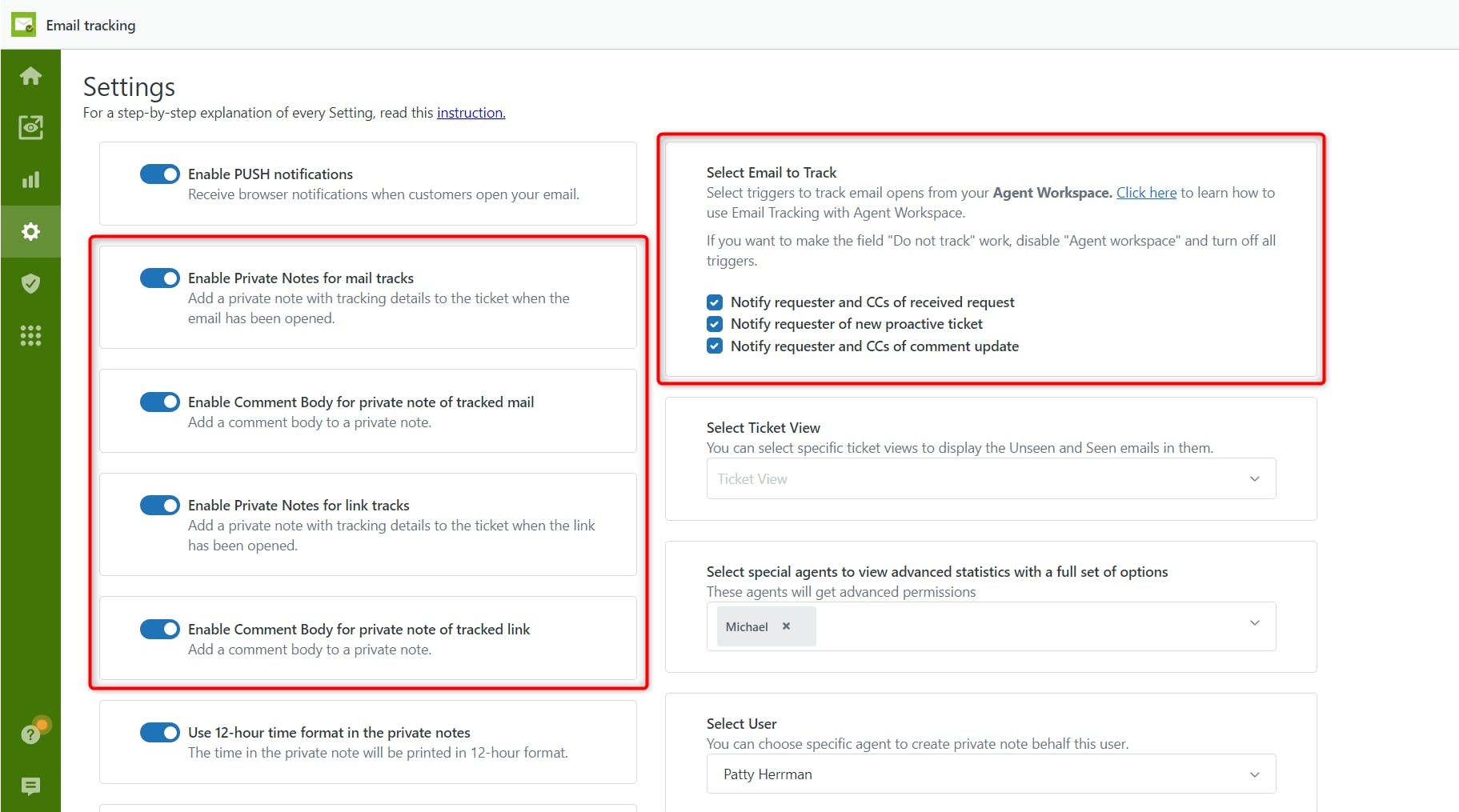 Email Tracking for Zendesk Screenshot 4