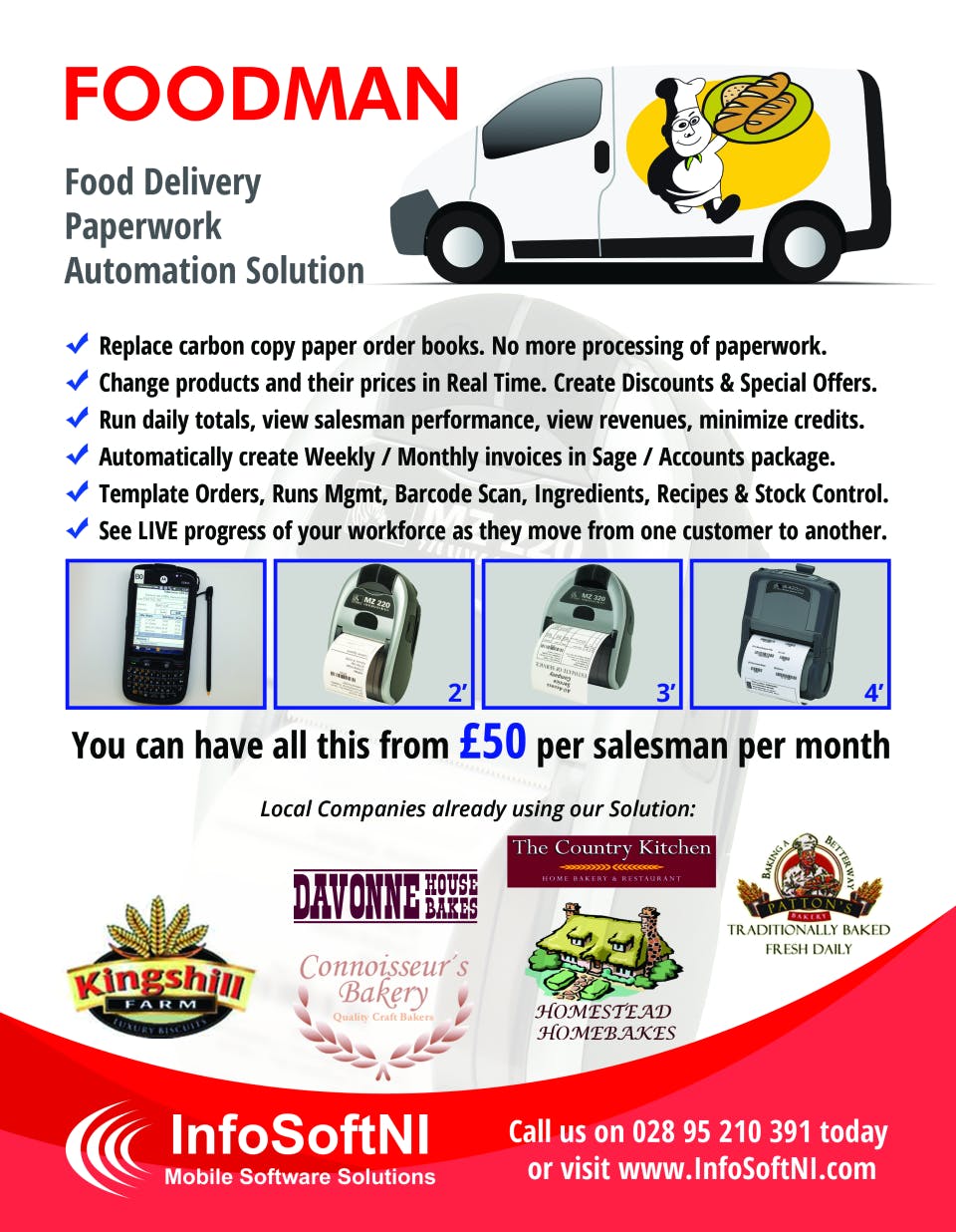 FoodMan Infosoft Screenshot 2