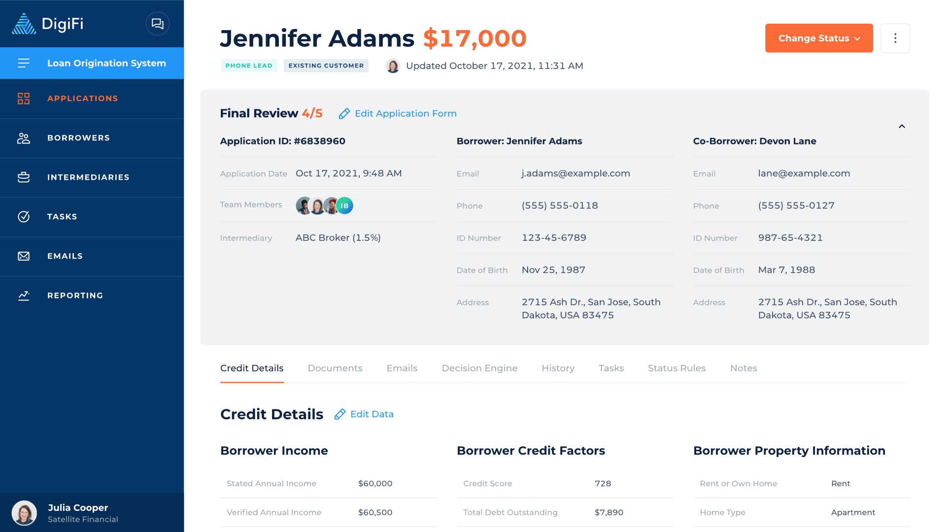 DigiFi Screenshot 2
