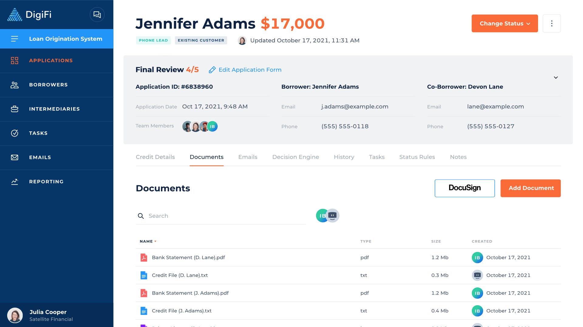 DigiFi Screenshot 3