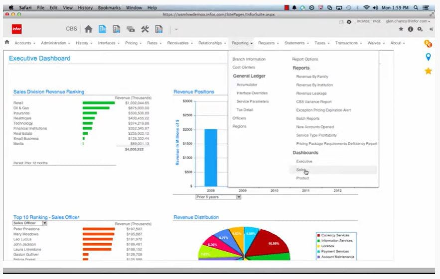 Infor Complete Billing System (CBS) Screenshot 3