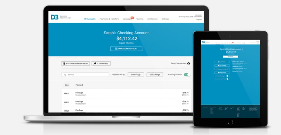 D3 Banking Screenshot 2