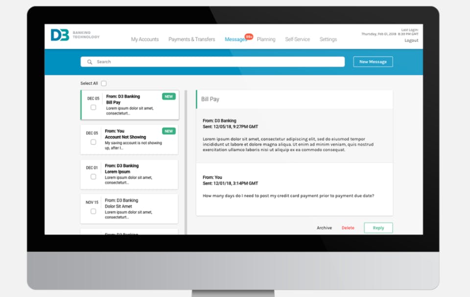 D3 Banking Screenshot 4