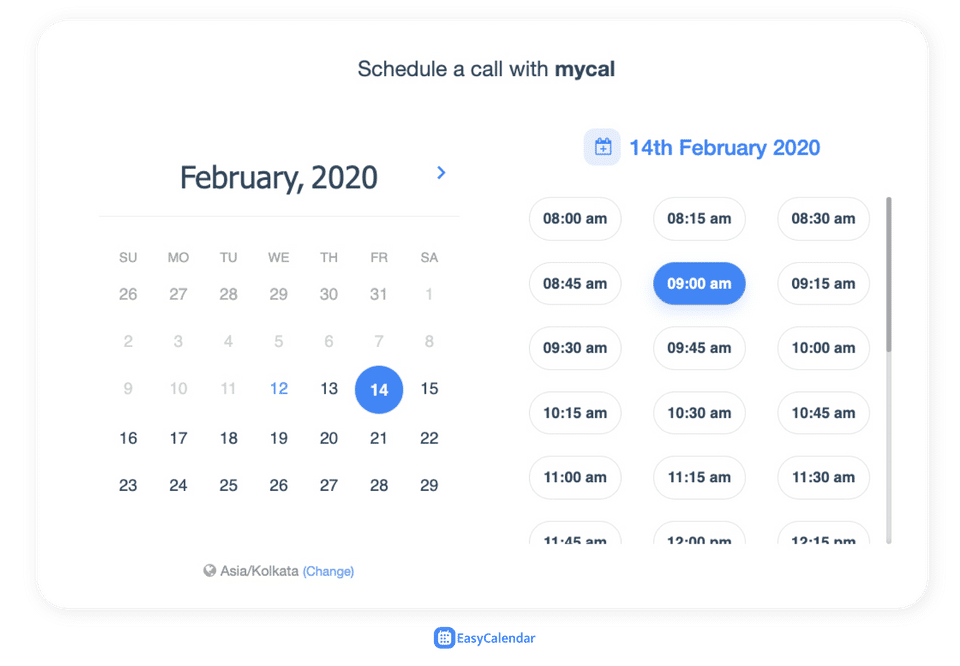 EasyCalendar Screenshot 1
