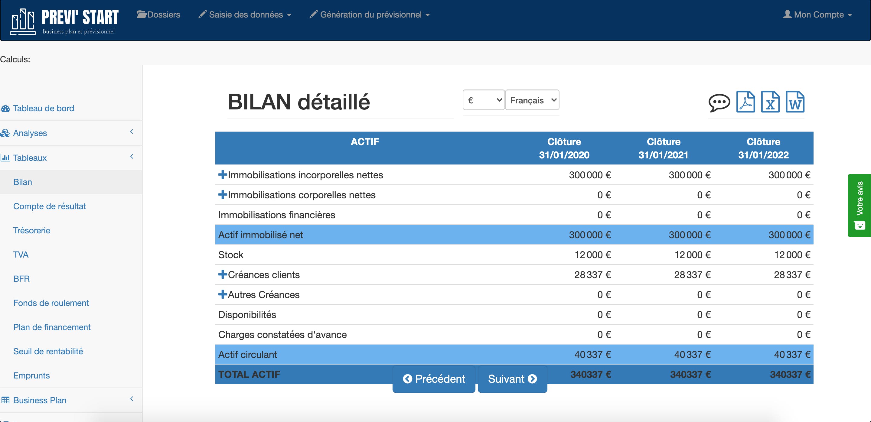 PREVISTART Screenshot 4