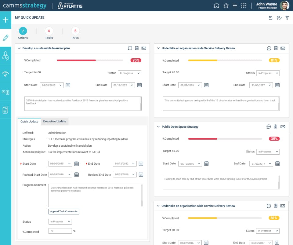 CAMMS interplan Screenshot 4