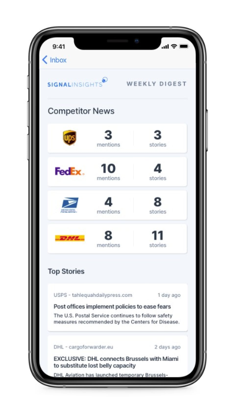 Signal Insights Screenshot 2