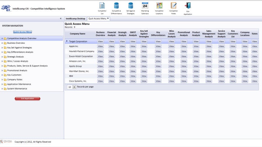 Intellicomp CI Screenshot 2