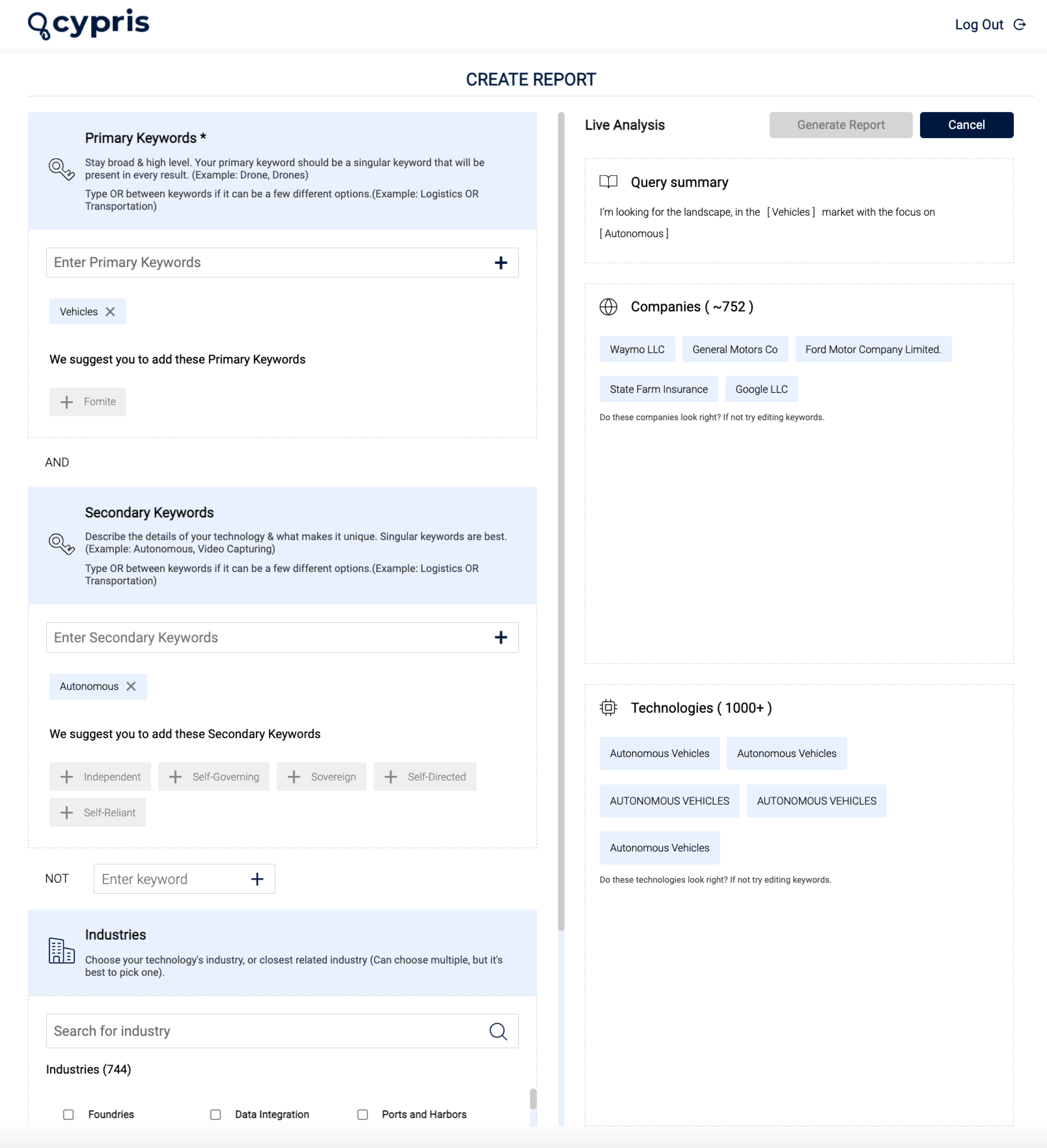Cypris Screenshot 2