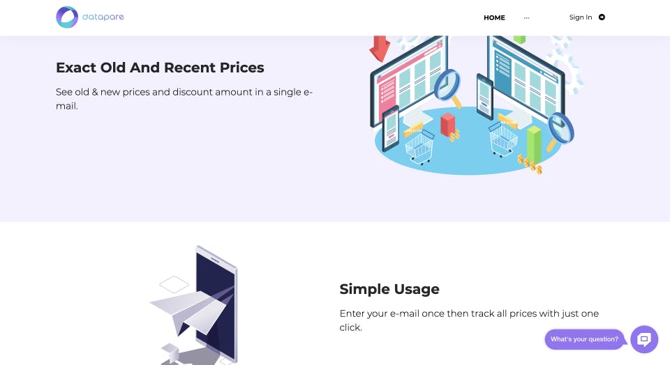 Datapare Market Analytics Screenshot 1