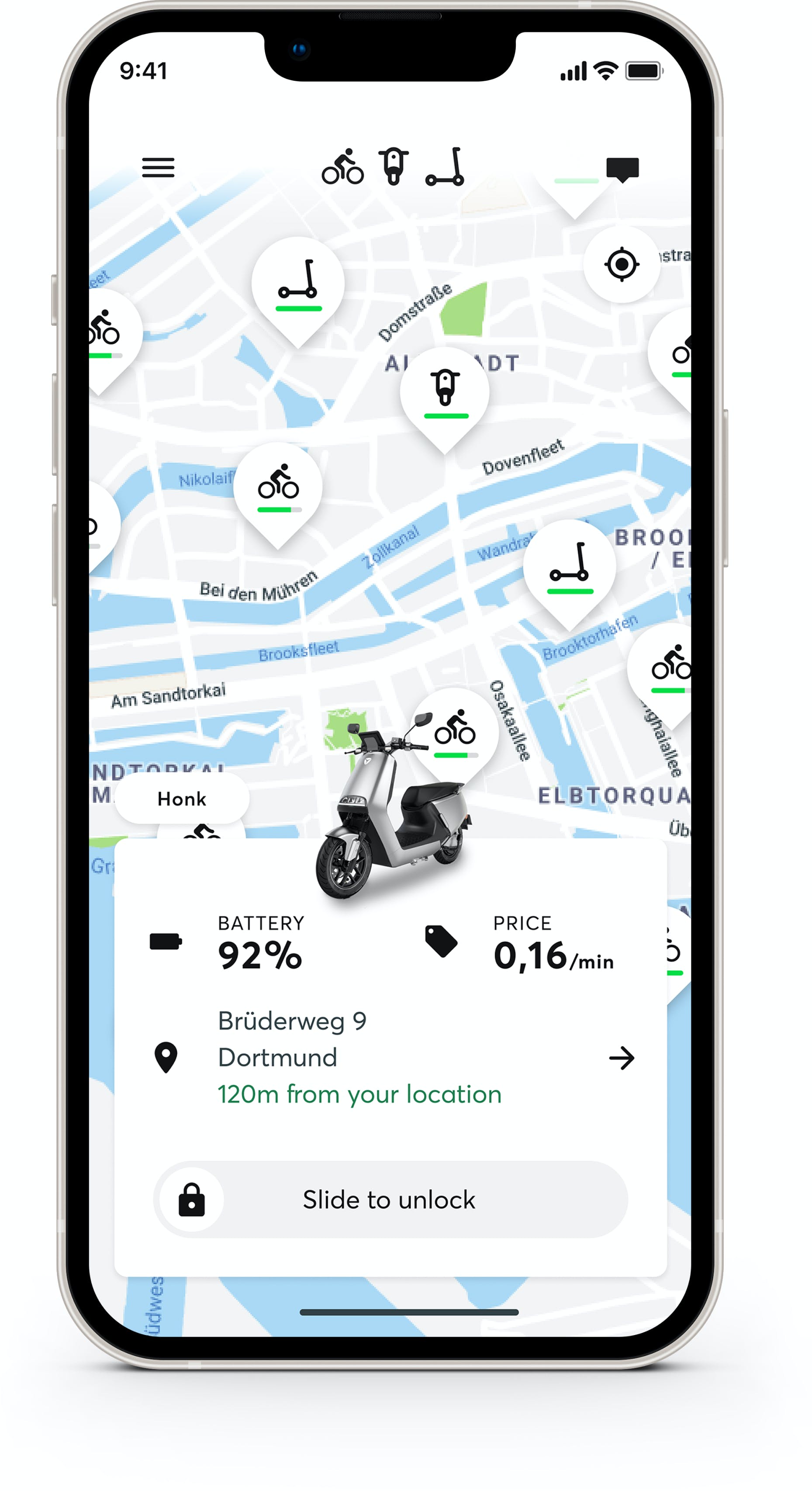 Vehicle sharing software Screenshot 3
