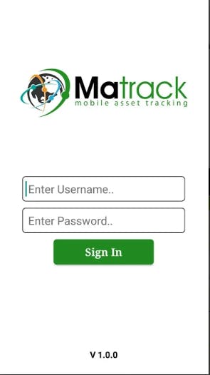 Matrack GPS Screenshot 1