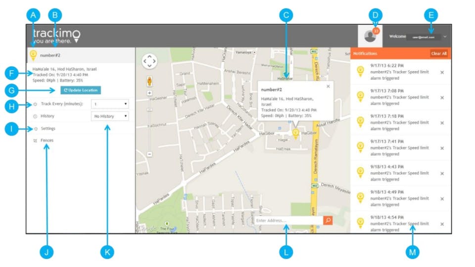 Trackimo Screenshot 3