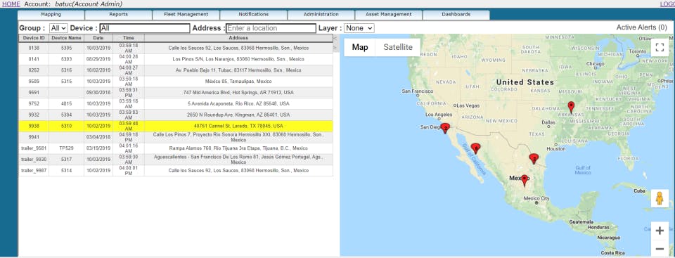 Gentrifi GPS Tracking Screenshot 1
