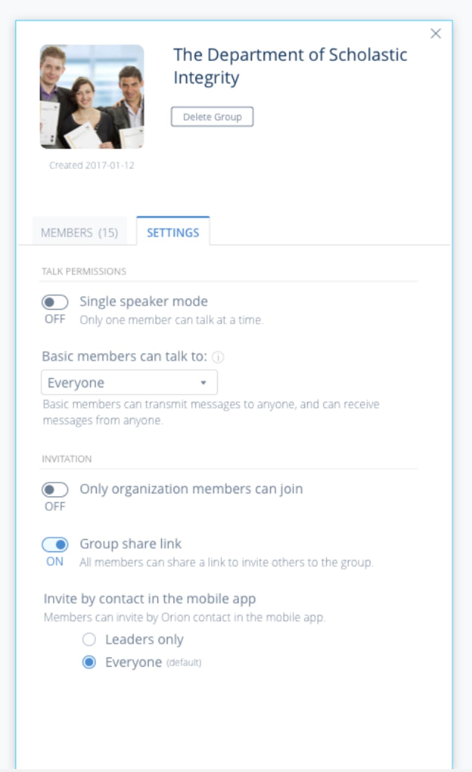 Orion Voice Platform Screenshot 4