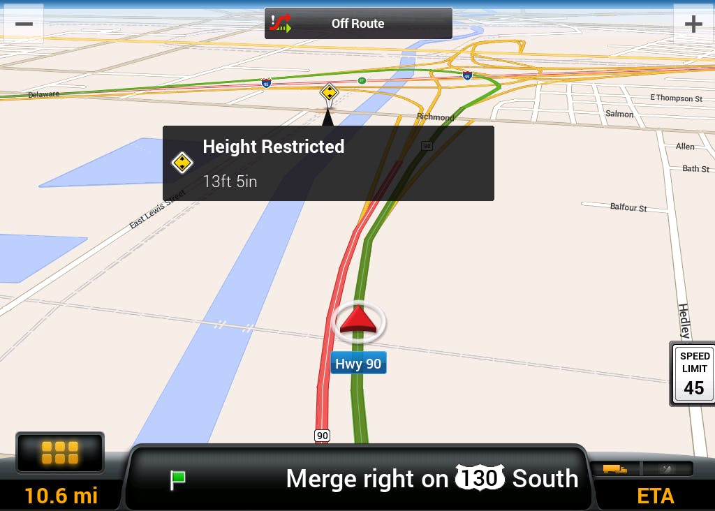 CoPilot Truck Screenshot 1