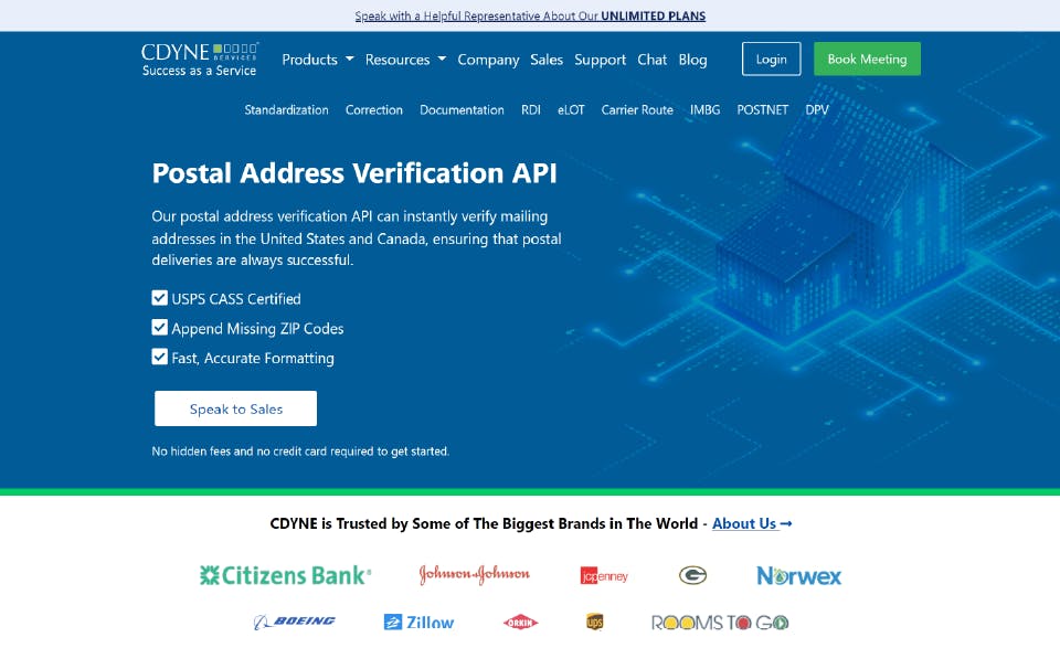 PAV API Screenshot 1