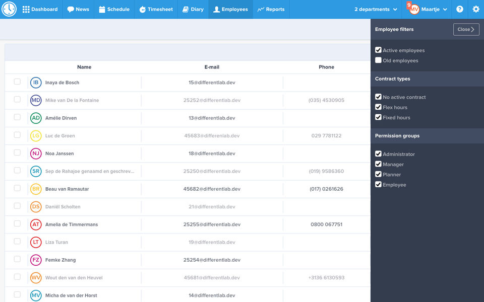 ShiftBase Screenshot 1
