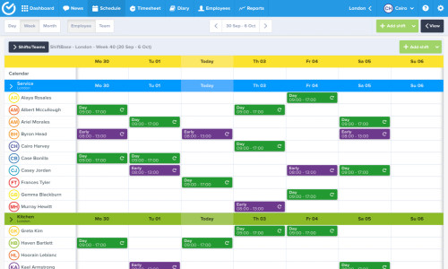 ShiftBase Screenshot 2