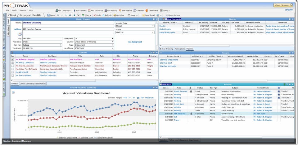 ProTrak Advantage Screenshot 1