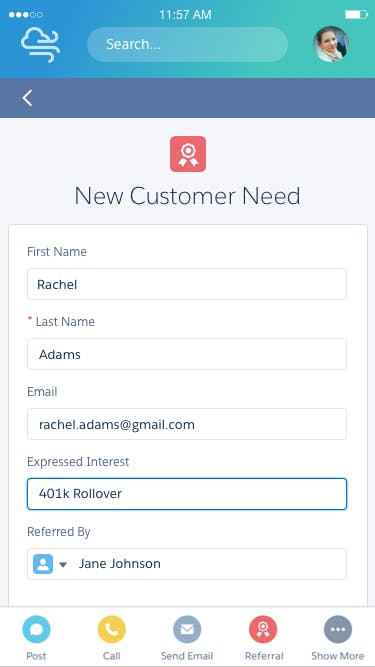Financial Services Cloud Screenshot 2