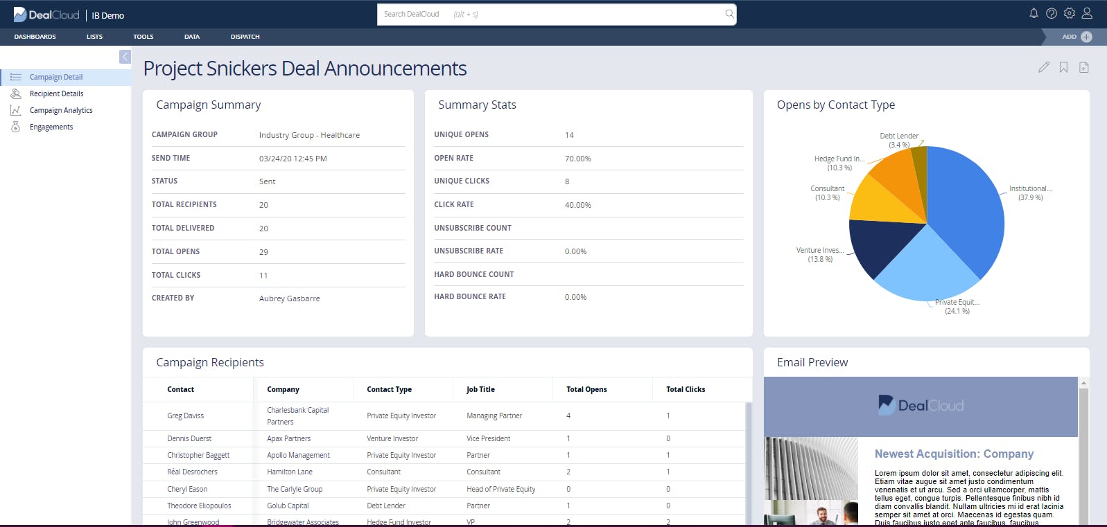 DealCloud Screenshot 4