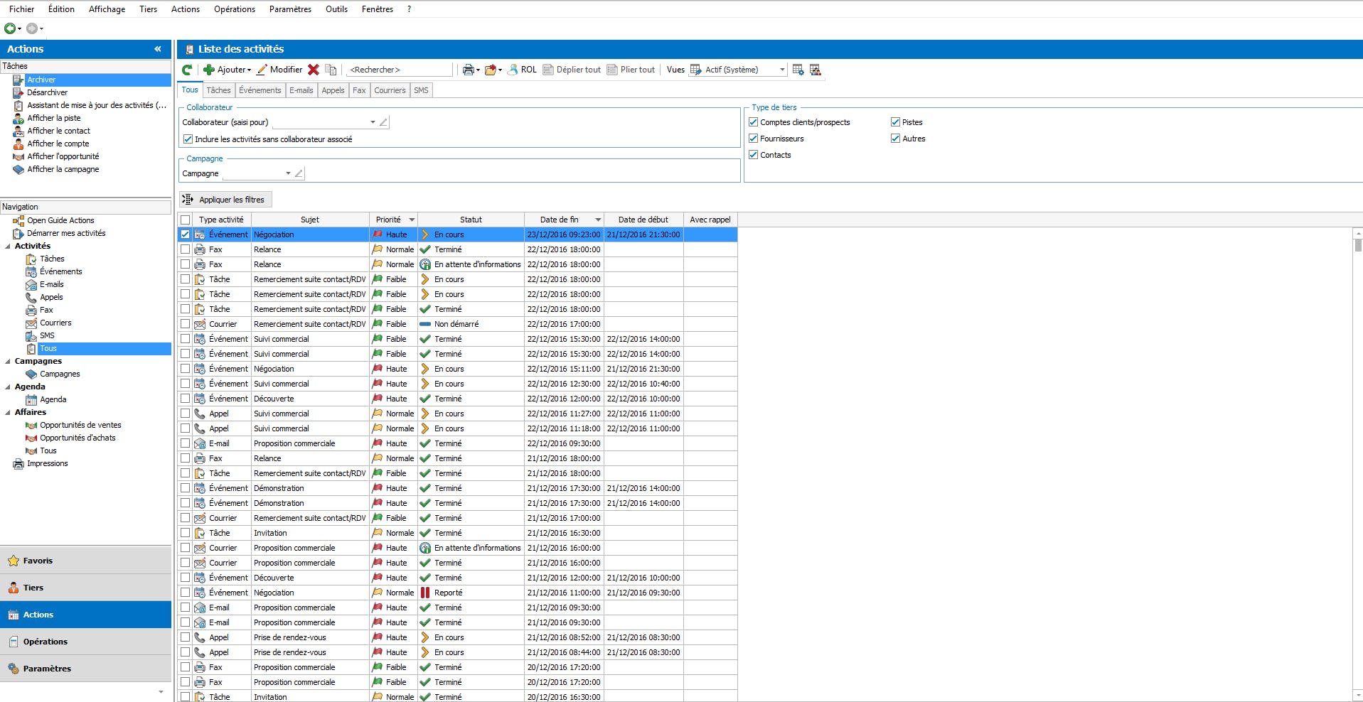 EBP CRM Pro Screenshot 1